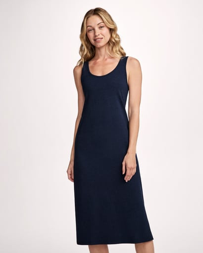 Cotton Stretch Tank Dress With Built-In Bra | Jockey