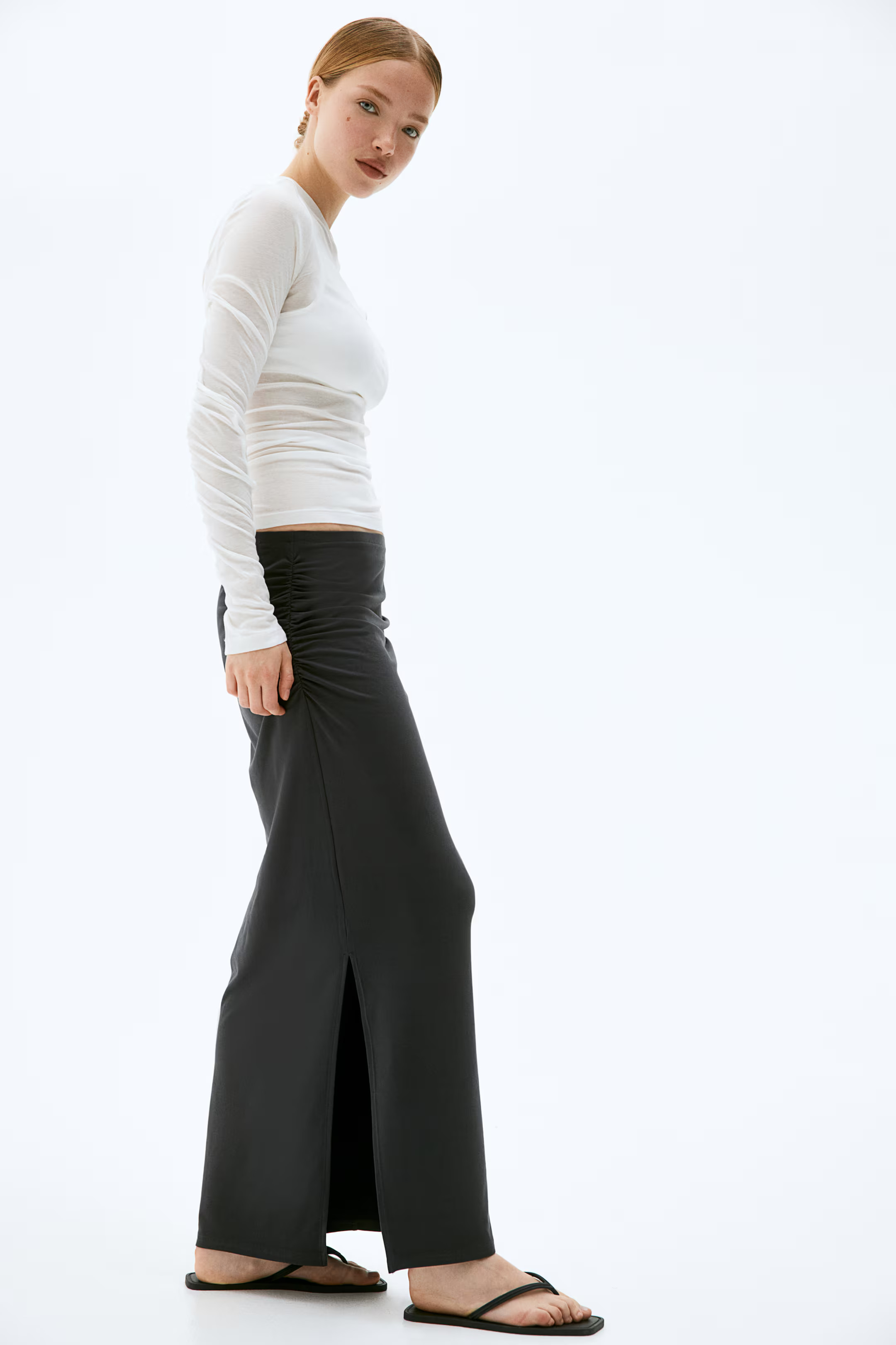 Gathered Maxi Skirt | H&M (US + CA)