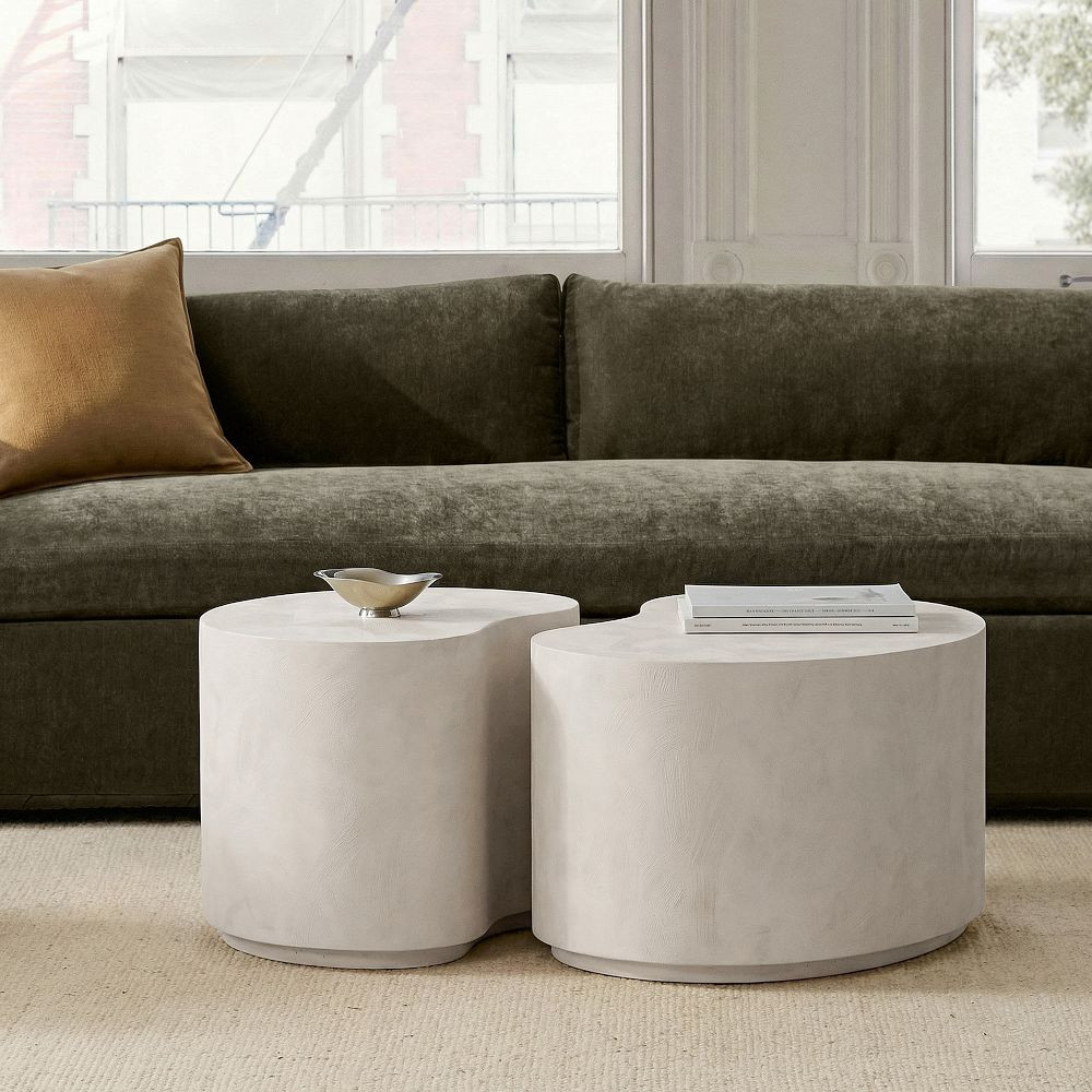 Taura Concrete Bunching Coffee Table (23"\u201333") | West Elm (US)