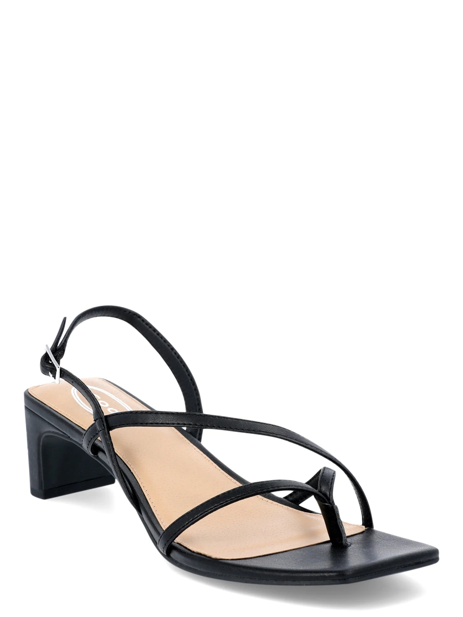 Scoop Women's Slingback Block Heels with Adjustable Strap - Walmart.com | Walmart (US)