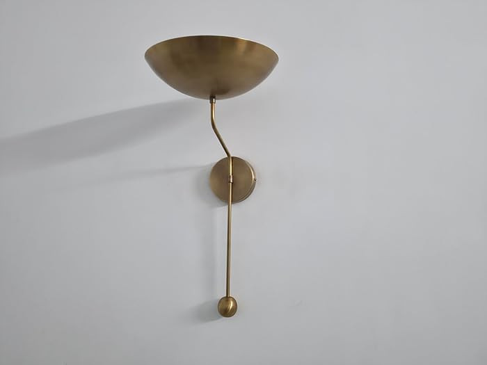 Vintage Brass Wall Lamp Handmade Wall Sconce Mid Century Modern Christmas Gift | Amazon (US)