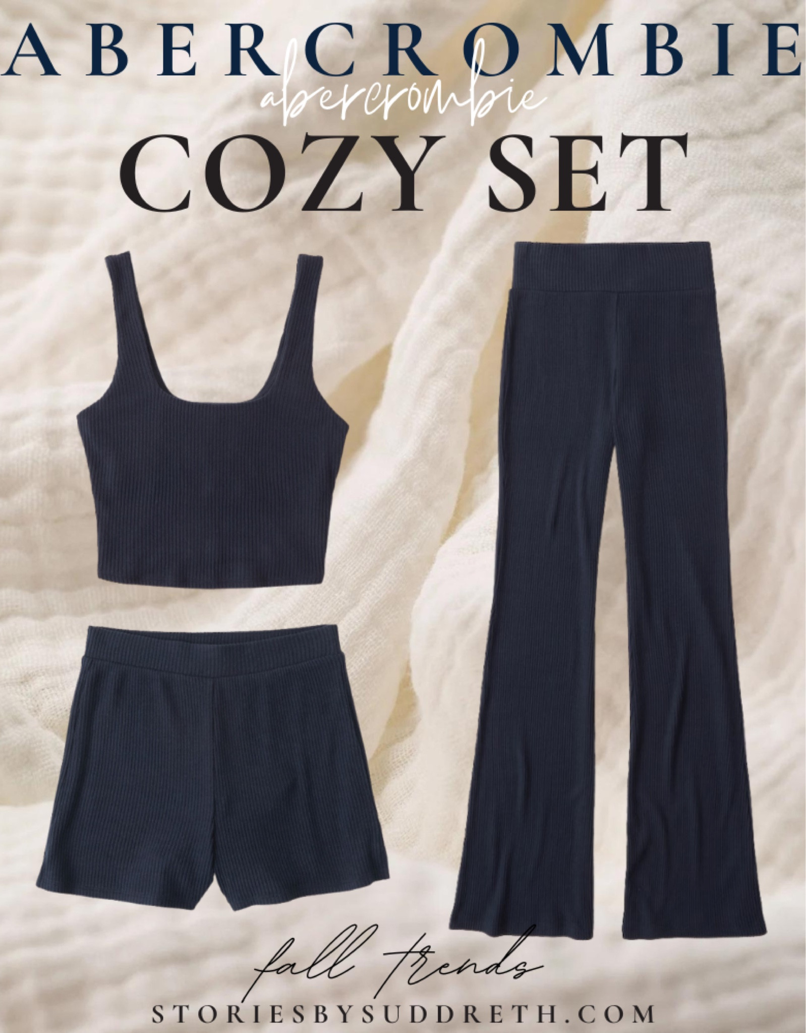 Soft and cozy ribbed matching sets from abercrombie! 

fall outfits, travel outfit, airport outfit, fall fashion, loungewear, ribbed tank, ribbed shorts, ribbed pants

#sweaterset #falloutfits #traveloutfit #airportoutfit #fallfashion #abercrombie #loungewear

#LTKSeasonal #LTKSale #LTKstyletip