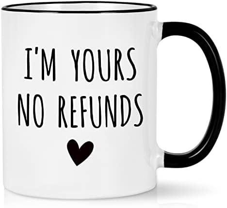 Cabtnca Gifts for Boyfriend Girlfriend, I'm Yours No Refunds Mug, Valentine's Day Gift for Him Her,  | Amazon (US)