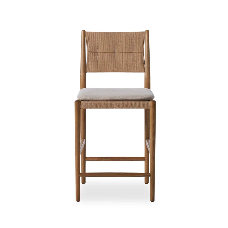 Dara Rush Stool With Cushion | Birch Lane