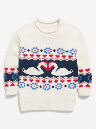 Printed Pullover Tunic Sweater for Toddler Girls | Old Navy (US)