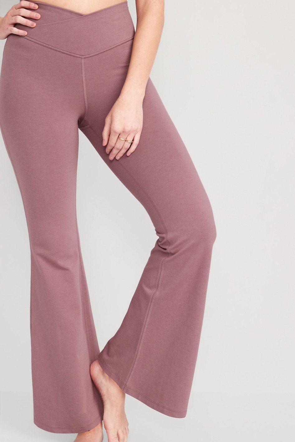 Cross Front Flare Leggings