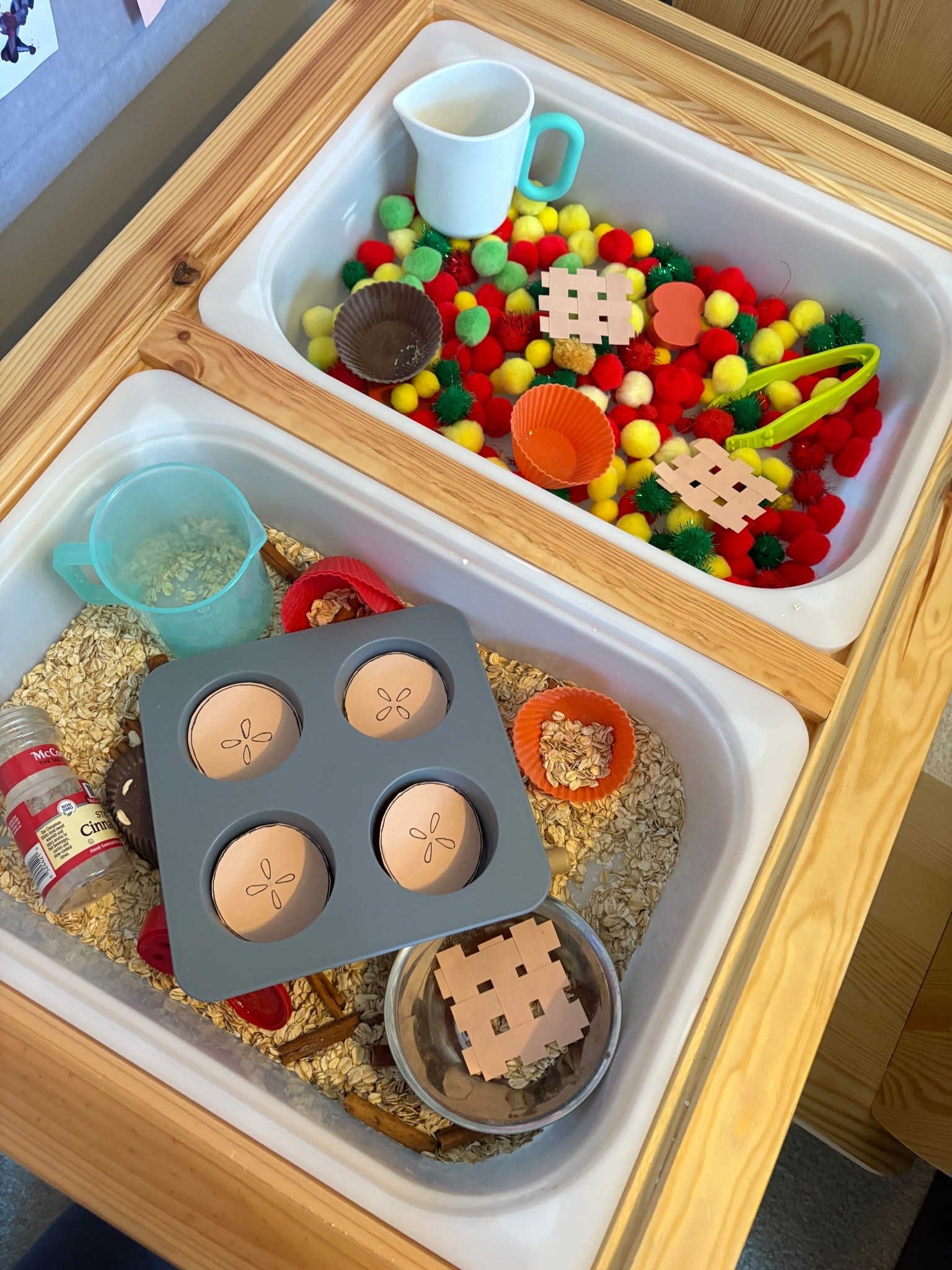 Apple pie sensory bin 🍎🥧🍏🥧

This one is so fun (and messy so be prepared haha) especially since it’s starting to feel like fall!! Great to work on fine motor skills, colors, and pretend play with your little one 🫶🏼

#LTKKids #LTKBaby #LTKSeasonal