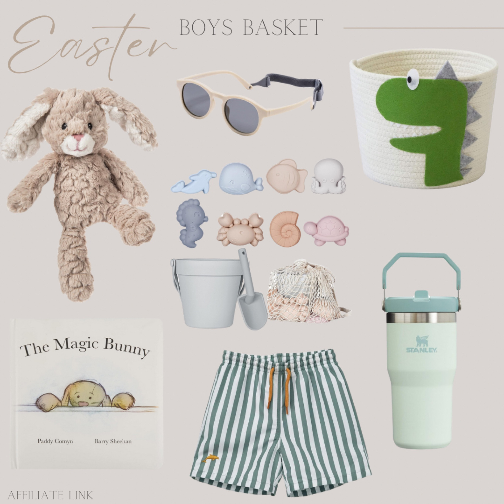 Boys Easter Basket! 🐣💚


Kids sunglasses | Easter book | Easter basket | beach toys | toy bunny | swim trunks | Stanley tumbler 



#easterbasket #boyseasterbasket #easterbasketideas #amazon 

#LTKSeasonal #LTKkids