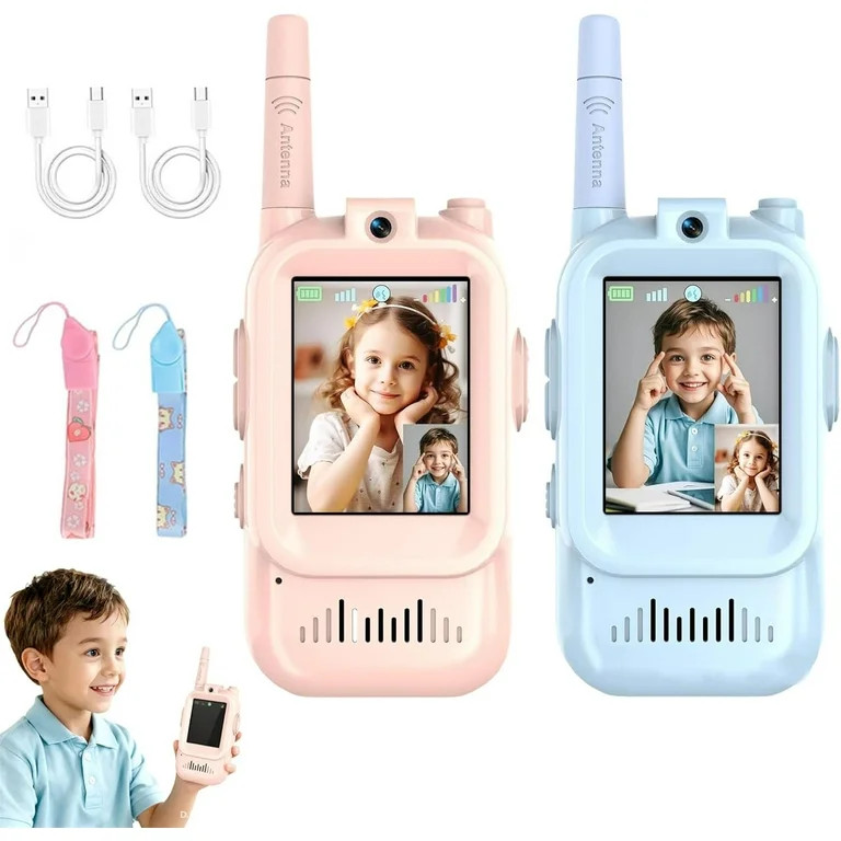 Video Walkie Talkies for Kids, Facetime Walkie Talkie for Kids, Video Walkie Talkie 2 Pack with S... | Walmart (US)