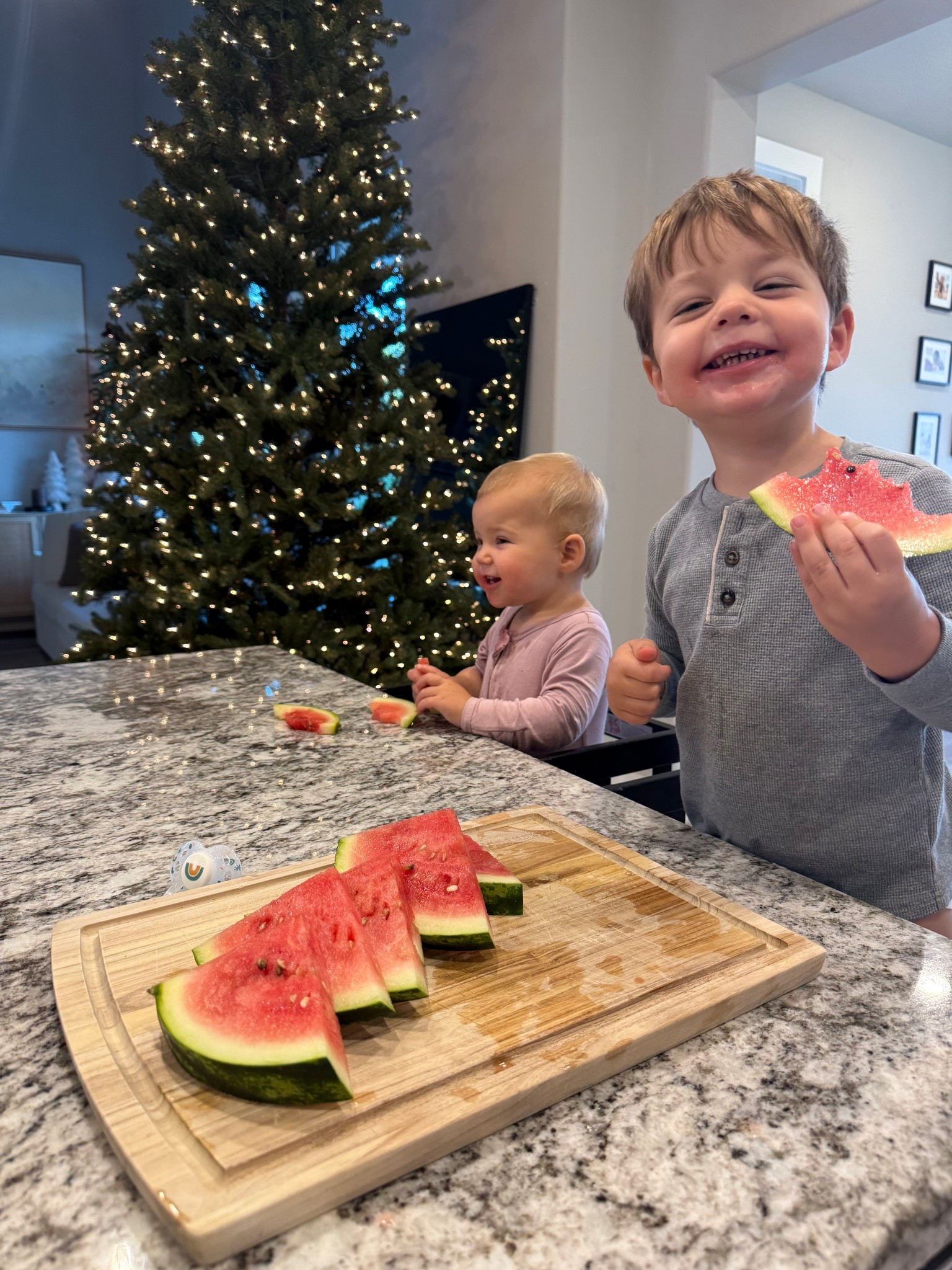 Happiest with watermelon, no matter what time of year!

#LTKmomlife