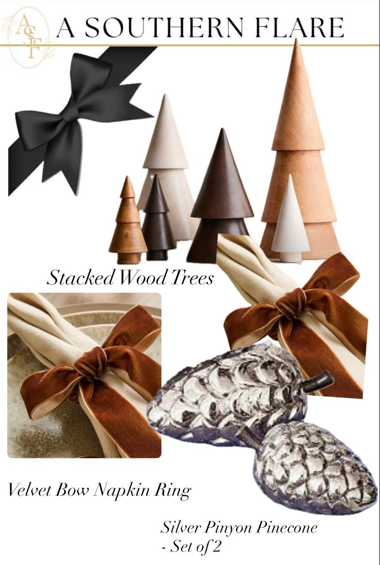 Holiday home/ home Christmas decorations, table top, bows, 

#LTKFindsUnder100 #LTKHome #LTKFindsUnder50