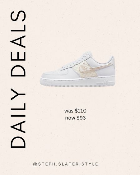 Daily deals! Womens nike Air Force one on sale! Sneaker. Comfy. Casual. Nikes. White sneakers 

#LTKshoecrush #LTKSeasonal #LTKFind