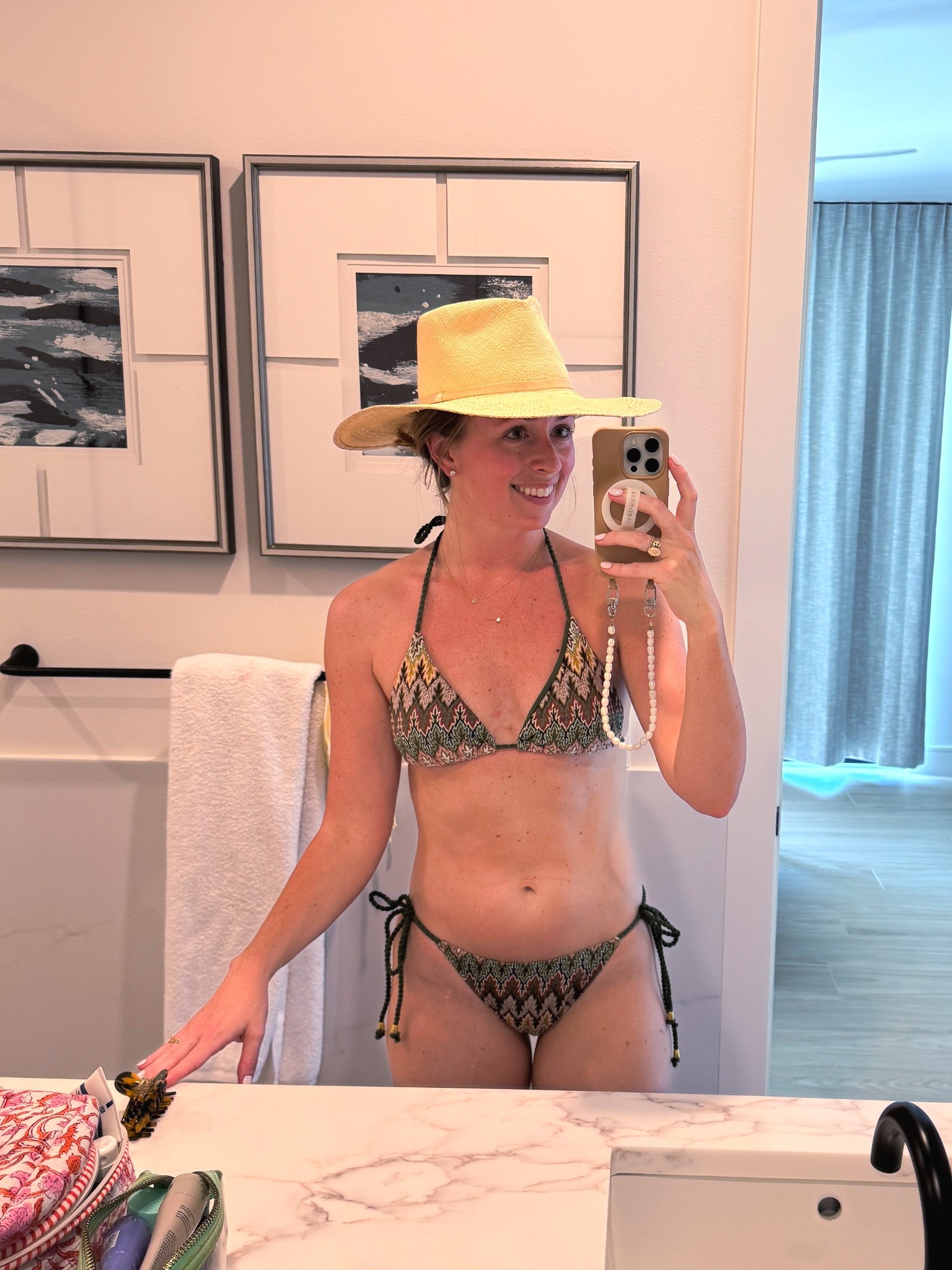 Wearing small in suit

#LTKmomlife #LTKSeasonal #LTKSwim
