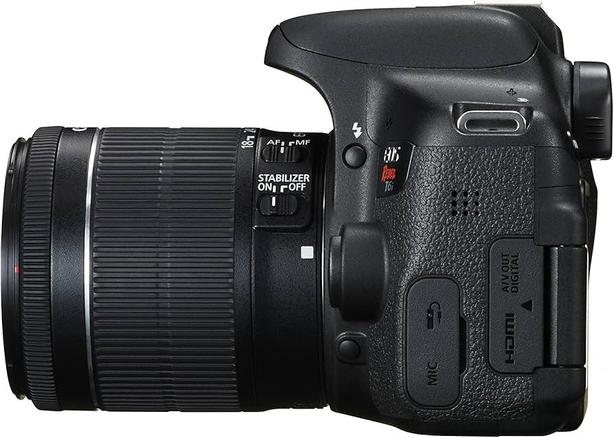 Canon EOS Rebel T6i Digital SLR with EF-S 18-55mm IS STM Lens - Wi-Fi Enabled (Renewed) | Amazon (US)