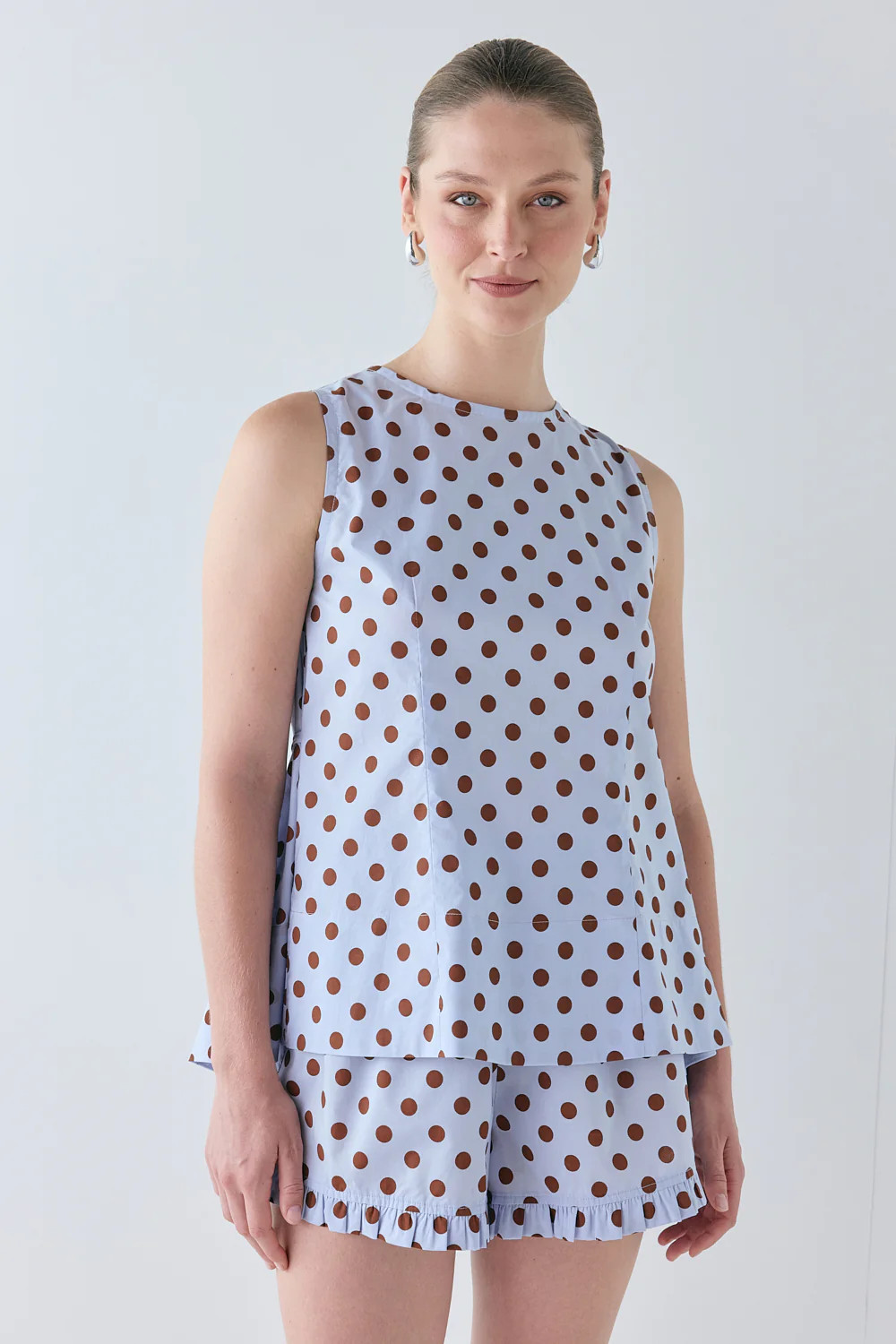 Freja Tunic Top Polka Dot | VRG Grl