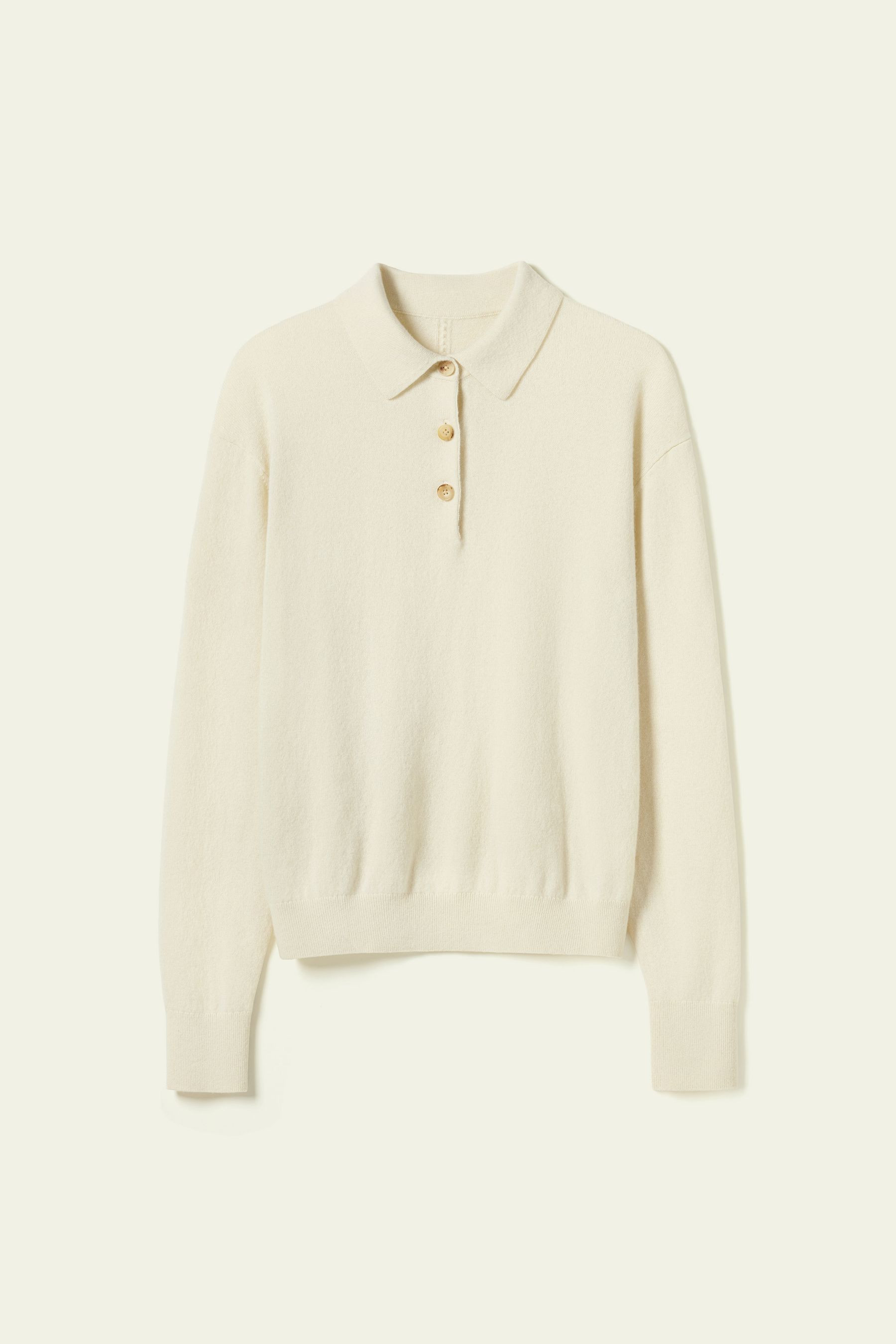 Baby Cashmere Polo Shirt | LilySilk