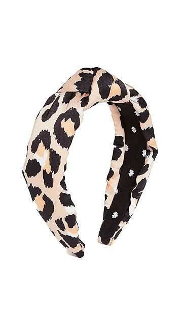 Silk Leopard Knotted Headband | Shopbop