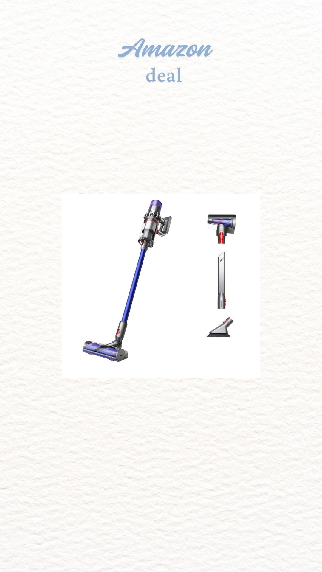 Dyson vacuum

$100 off 