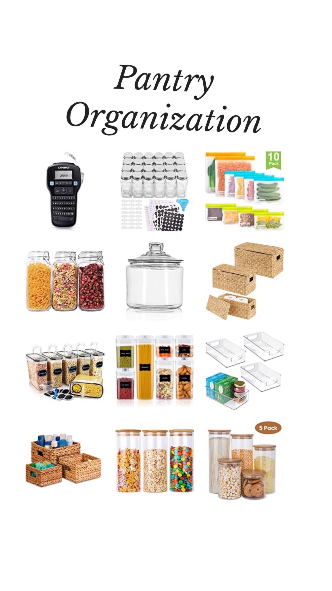 Organize the kitchen after a busy holiday season! I’m tackling the pantry and showing you what I love. 

#LTKSeasonal #LTKHome #LTKFindsUnder50