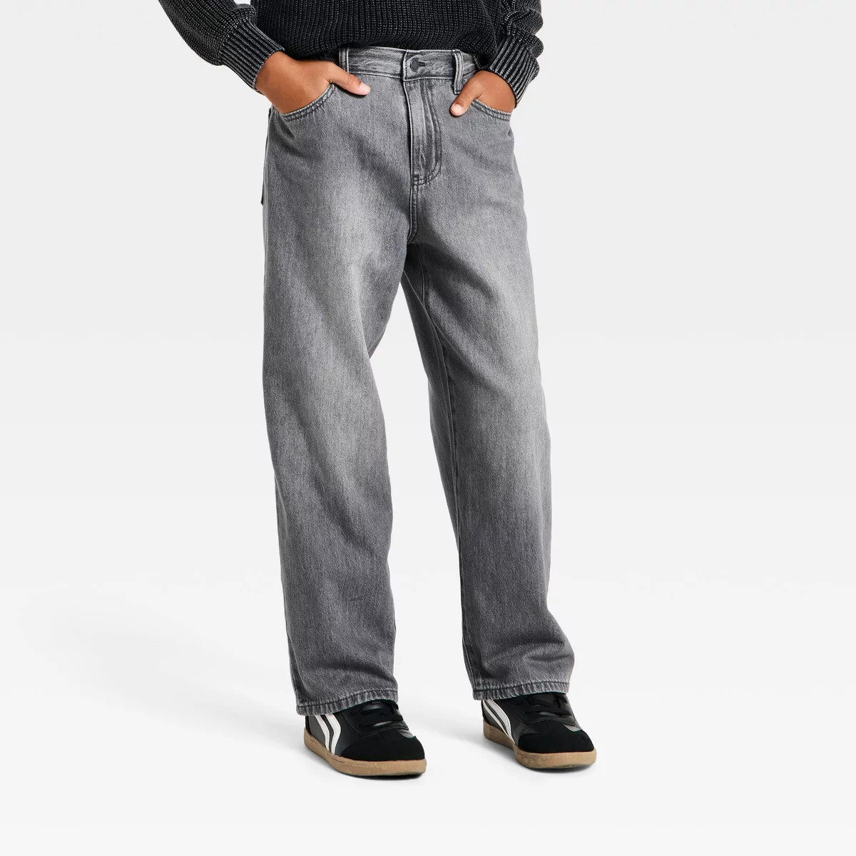 Boys' Baggy Jeans - art class™ Gray Wash | Target