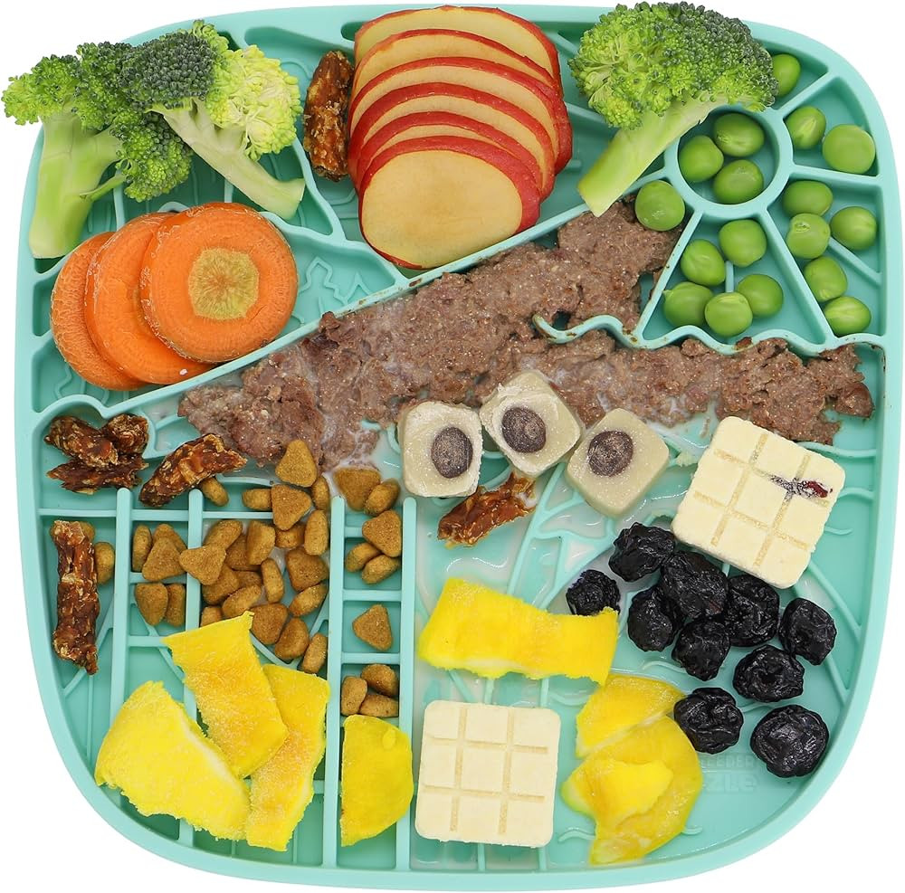 Amazon.com: Puzzle Feeder Dog Lick Mat,Freezable Dog Enrichment Toys for Mental Stimulation and A... | Amazon (US)