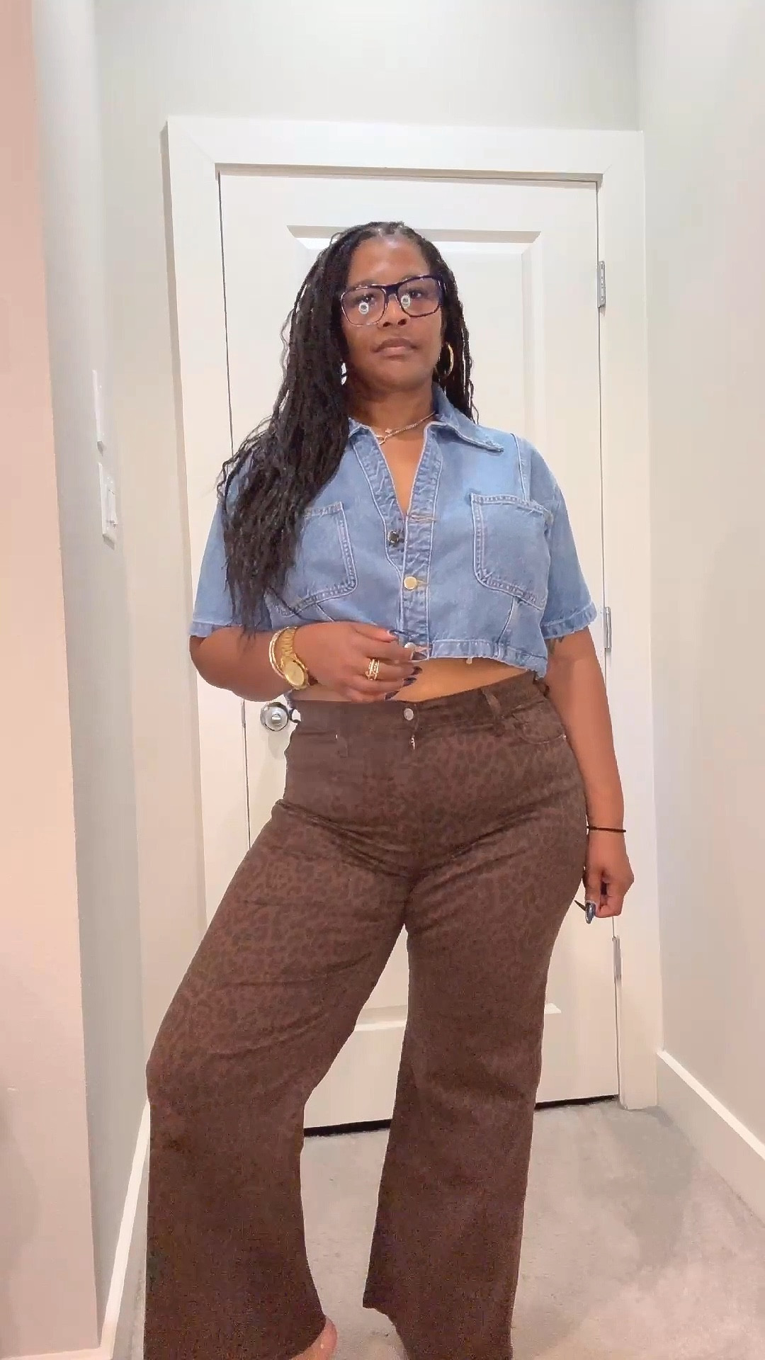 Another way to wear these animal print jeans! 

#LTKOver40 #LTKFindsUnder50 #LTKootd
