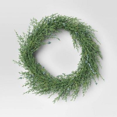 Extra Large Cypress and Juniper Wreath - Threshold™ | Target
