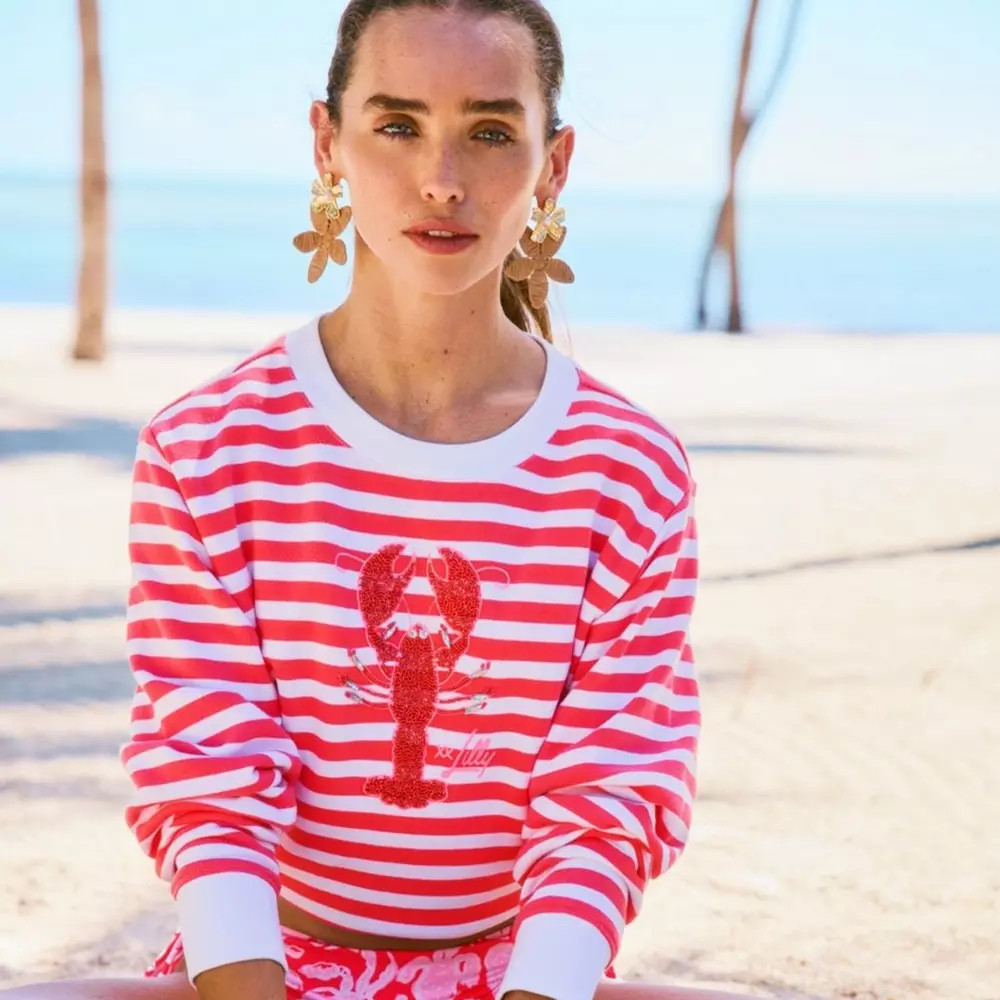 Women's Ballad Long Sleeve Stripe Sweatshirt | PGA TOUR Superstore