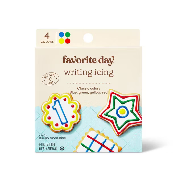 4pk Writing Icing - 2.7oz - Favorite Day™ | Target