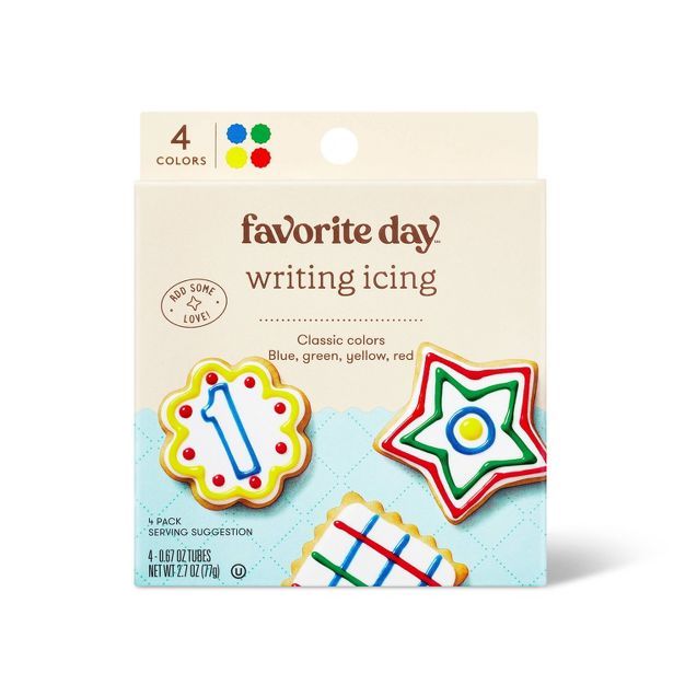 4pk Writing Icing - 2.7oz - Favorite Day™ | Target