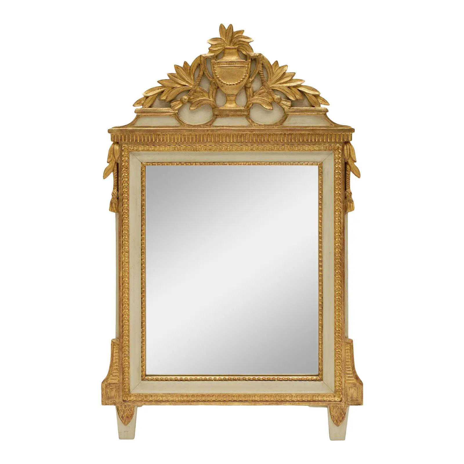 Louis XVI Style French Antique Mirror | Chairish