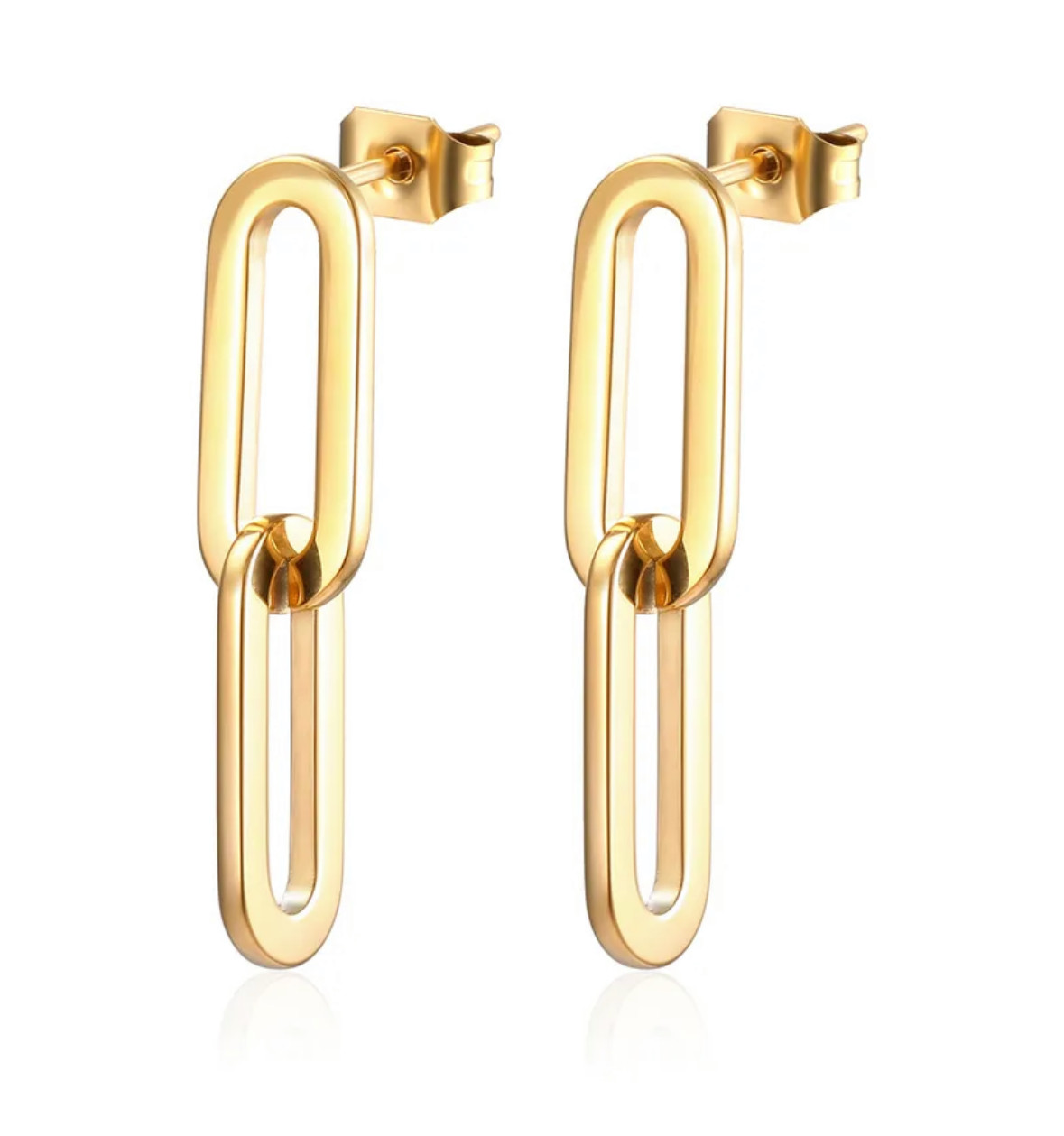 Gold Link Drops | Erin McDermott Jewelry