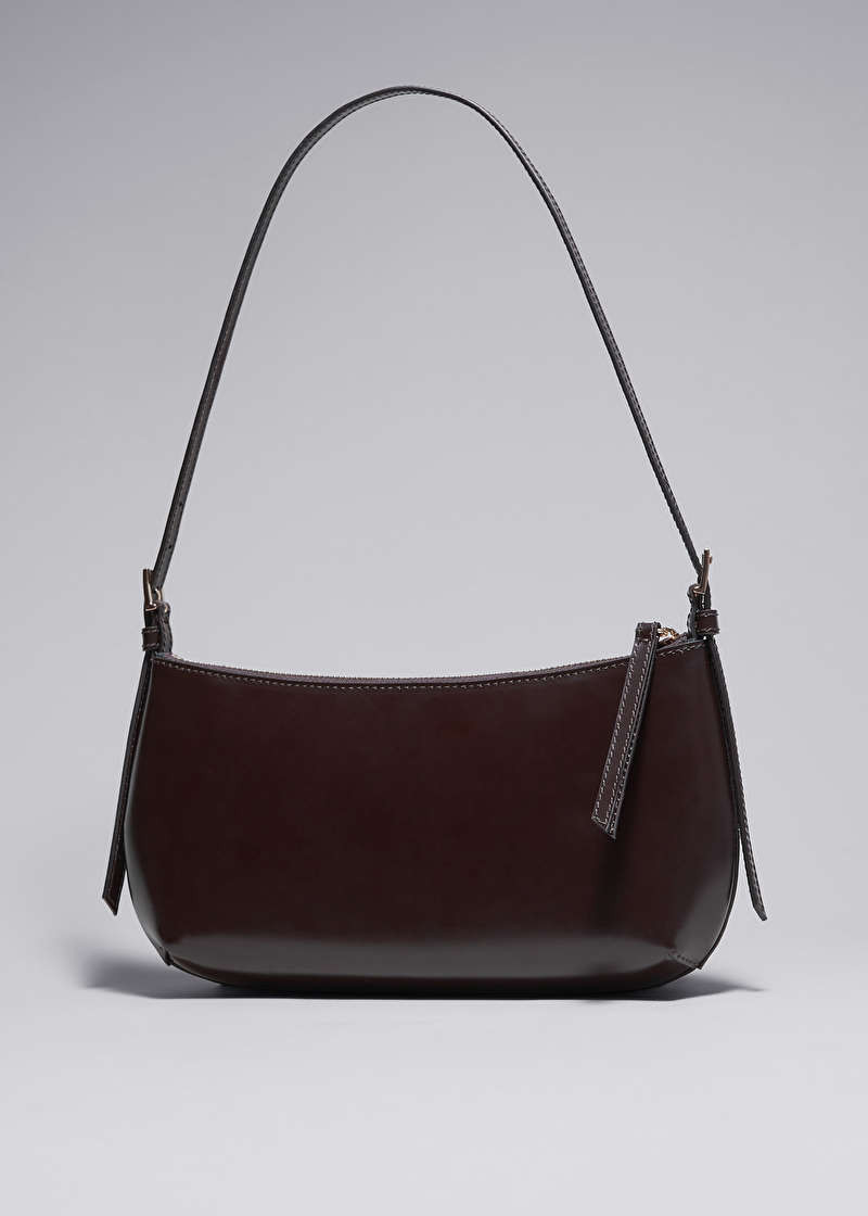 Glossed-Leather Shoulder Bag | & Other Stories (EU + UK)