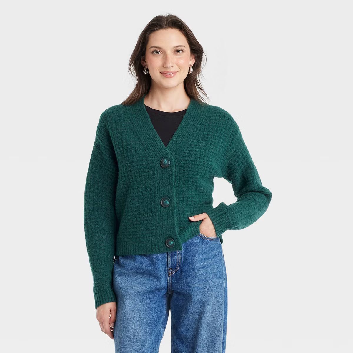 Women's Cozy Knit Button-Down Cardigan - Universal Thread™ | Target