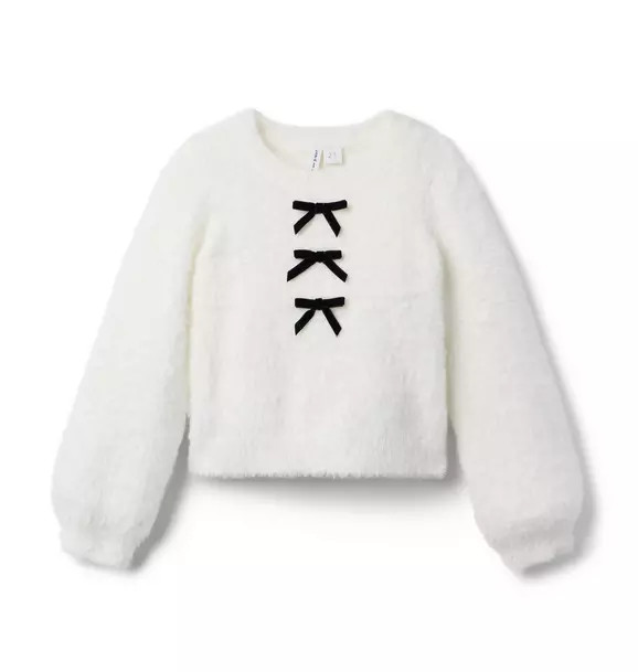 The Cozy Bow Sweater | Janie and Jack