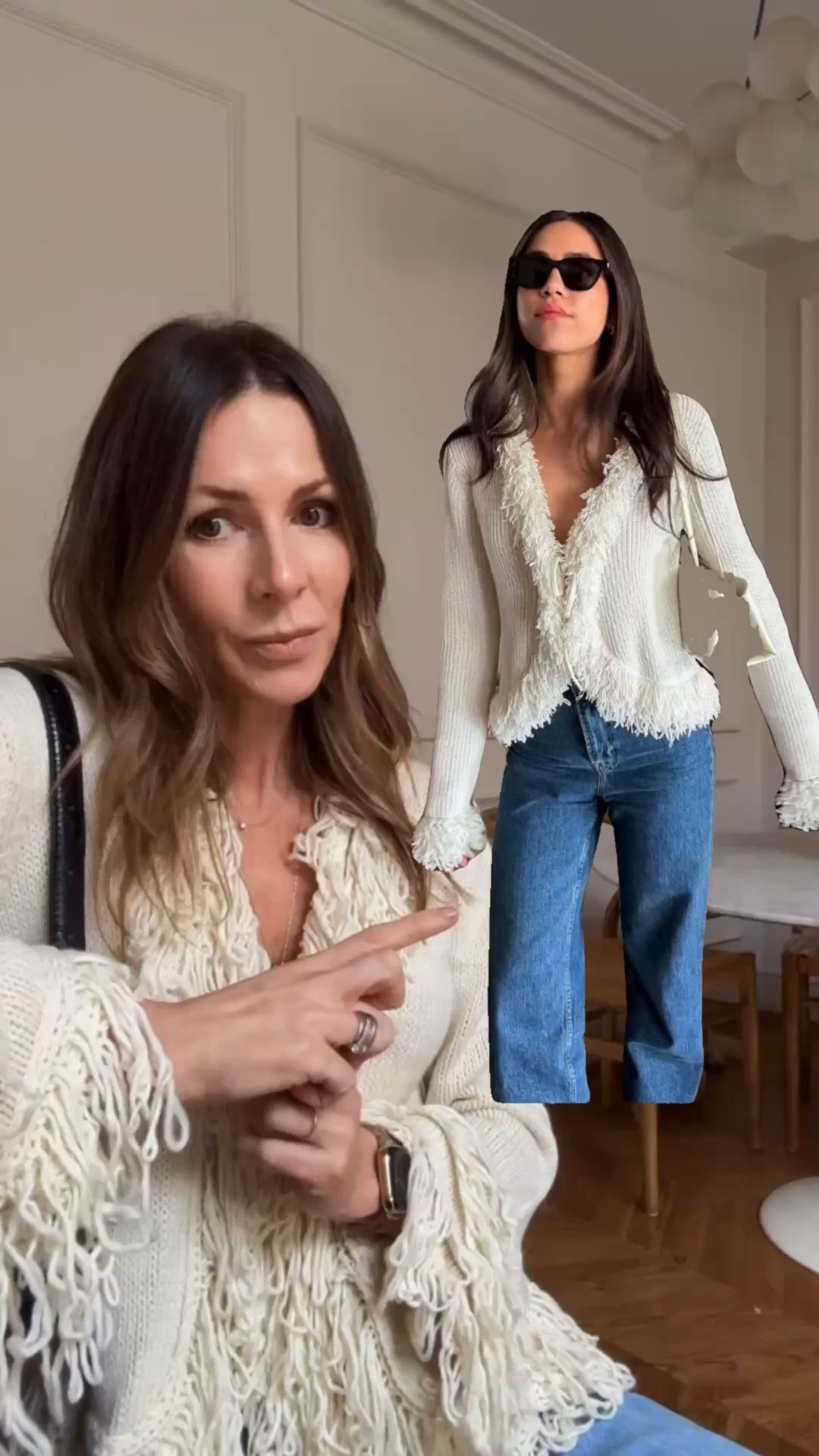 I fell hard for this cardigan as soon as I spotted it but at over £500 I decided to have a hunt for something with a similar vibe. Love the ruffle detail of this one and the shape around the waist. Very happy with my little find 🤍 

#LTKuk #LTKeurope #LTKspring