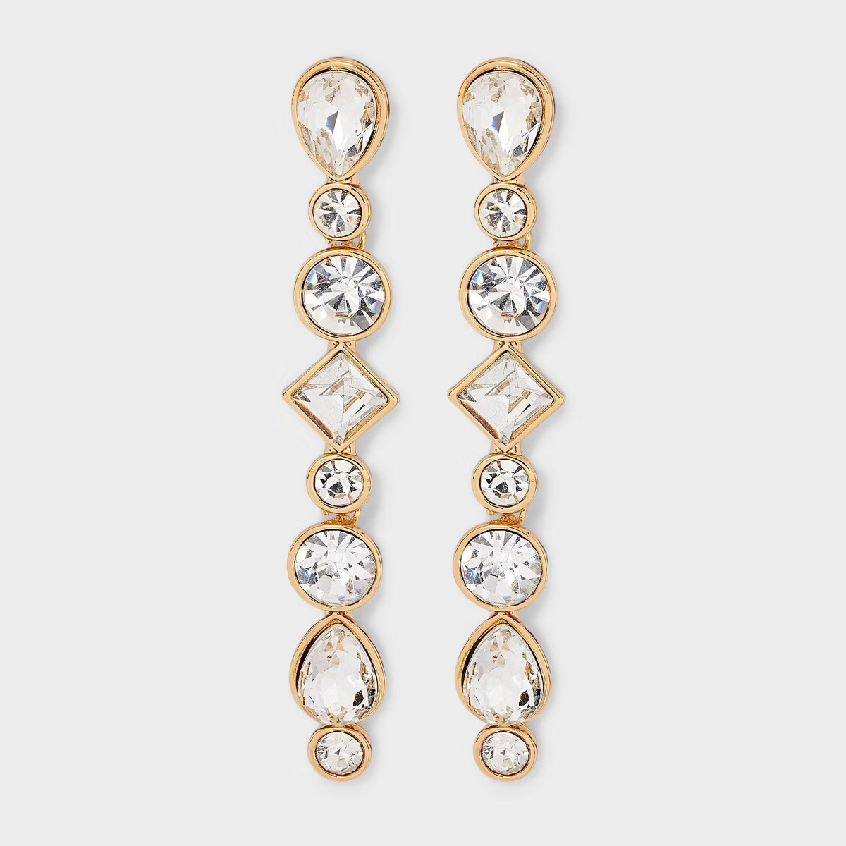 SUGARFIX by BaubleBar Stone Statement Drop Earrings - Gold | Target