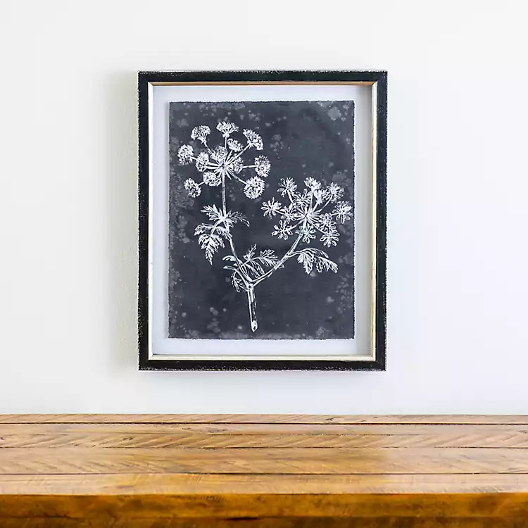 Slate Floral I Framed Art Print | Kirkland's Home