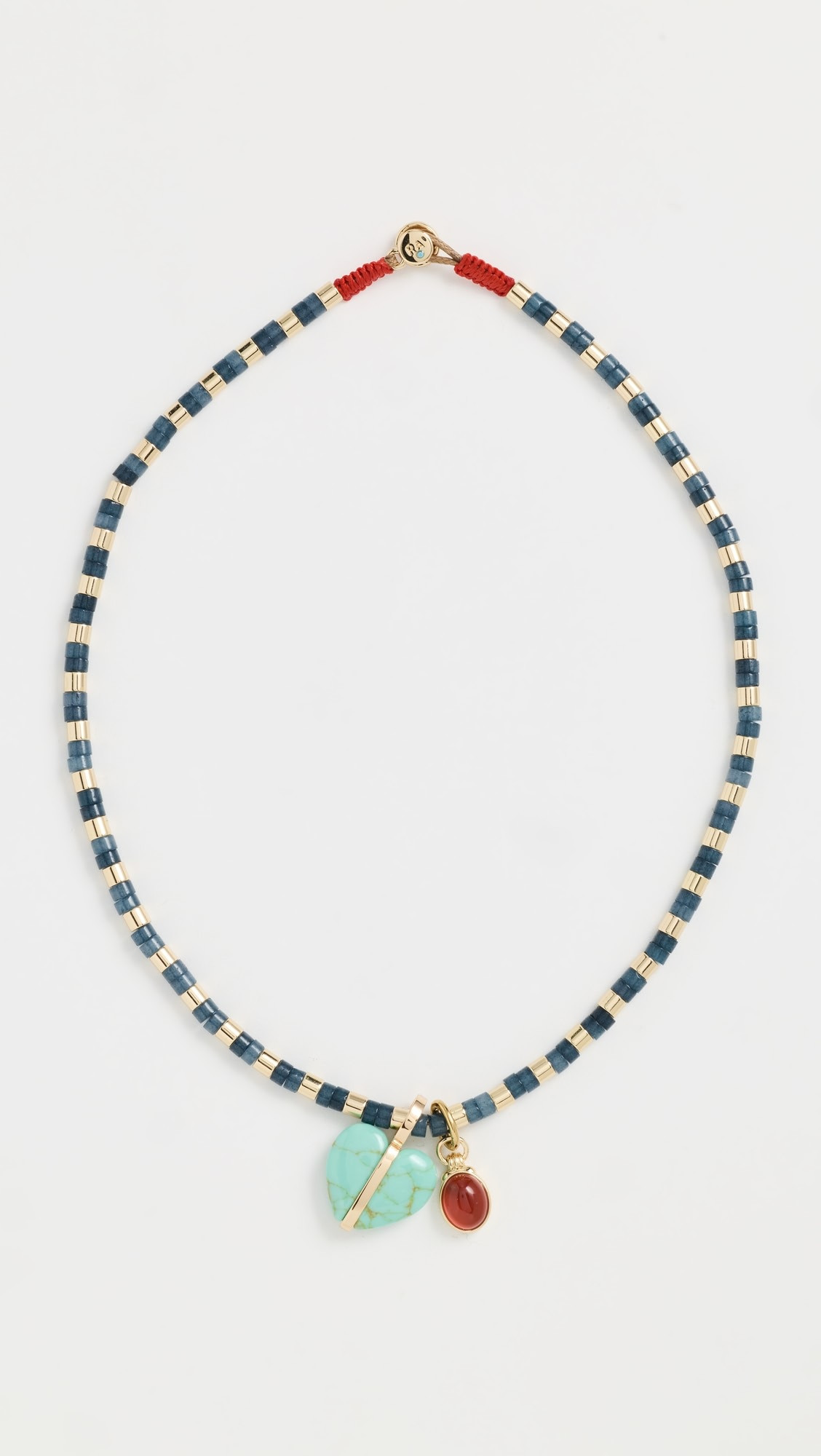 Semi Heart and Cab Charm Necklace | Shopbop