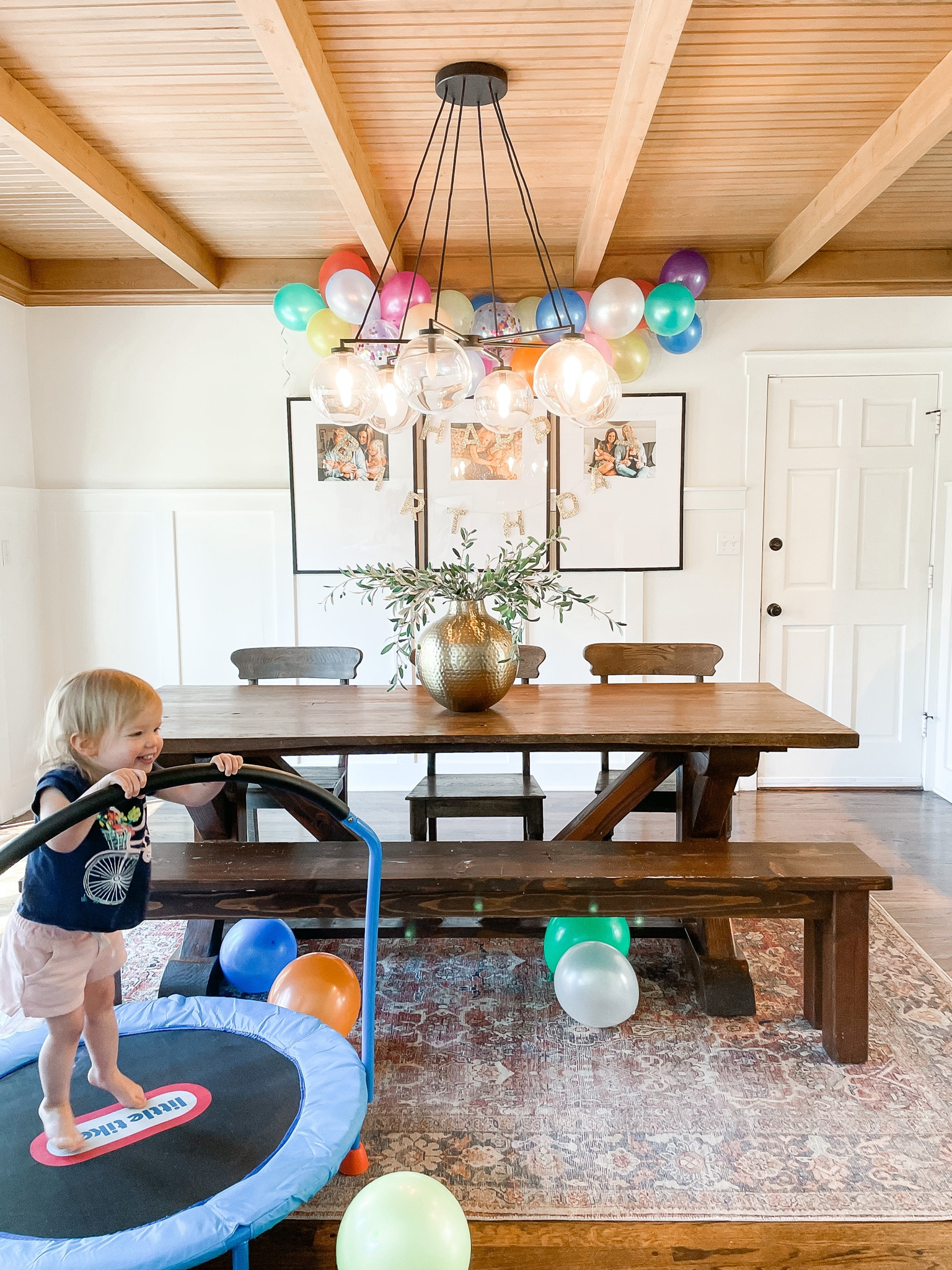 Two year old birthday morning decor! 