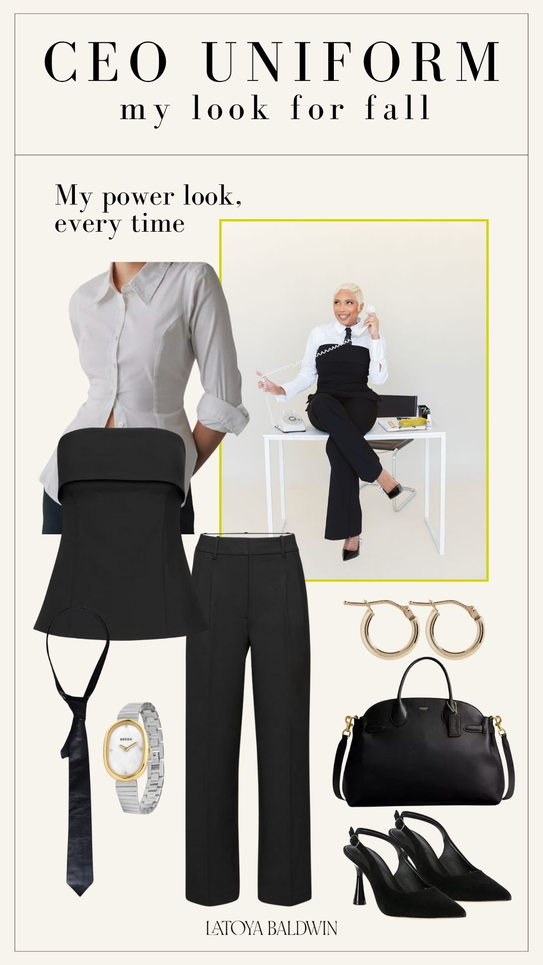 This is my power look: tailored blazer, perfect trousers, and the kind of confidence that doesn't need to announce itself.
#ceouniform #poweroutfit #fallworkwear #corporateoutfit 

 #LTKStyleTip 

#LTKWorkwear