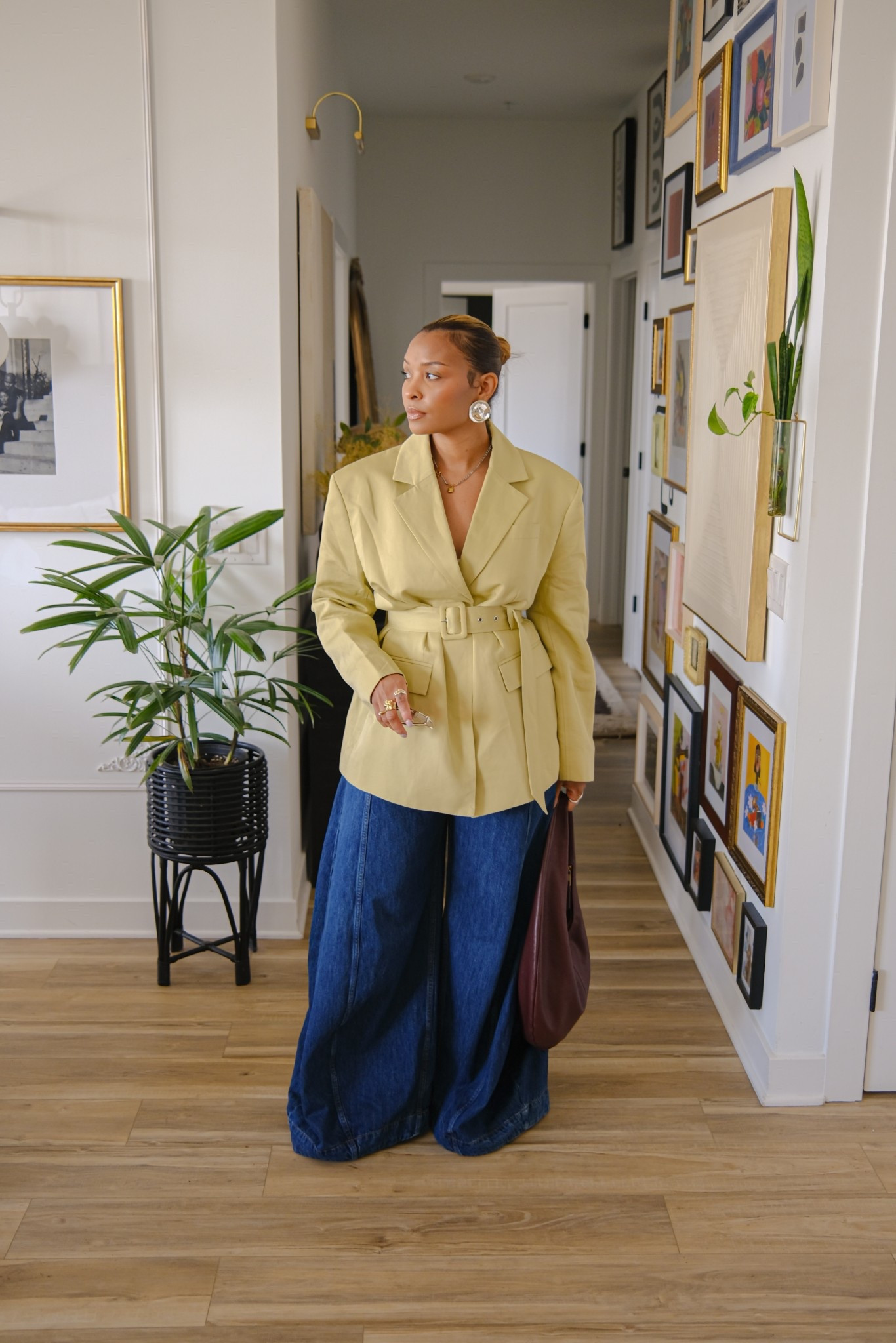 Shop my fall inspired lookbook styles 🤍 Blazer is last chance and on sale now! Denim, bag, and earrings have all been linked with similar items for cheaper. 

#LTKStyleTip #LTKFindsUnder100 #LTKSaleAlert