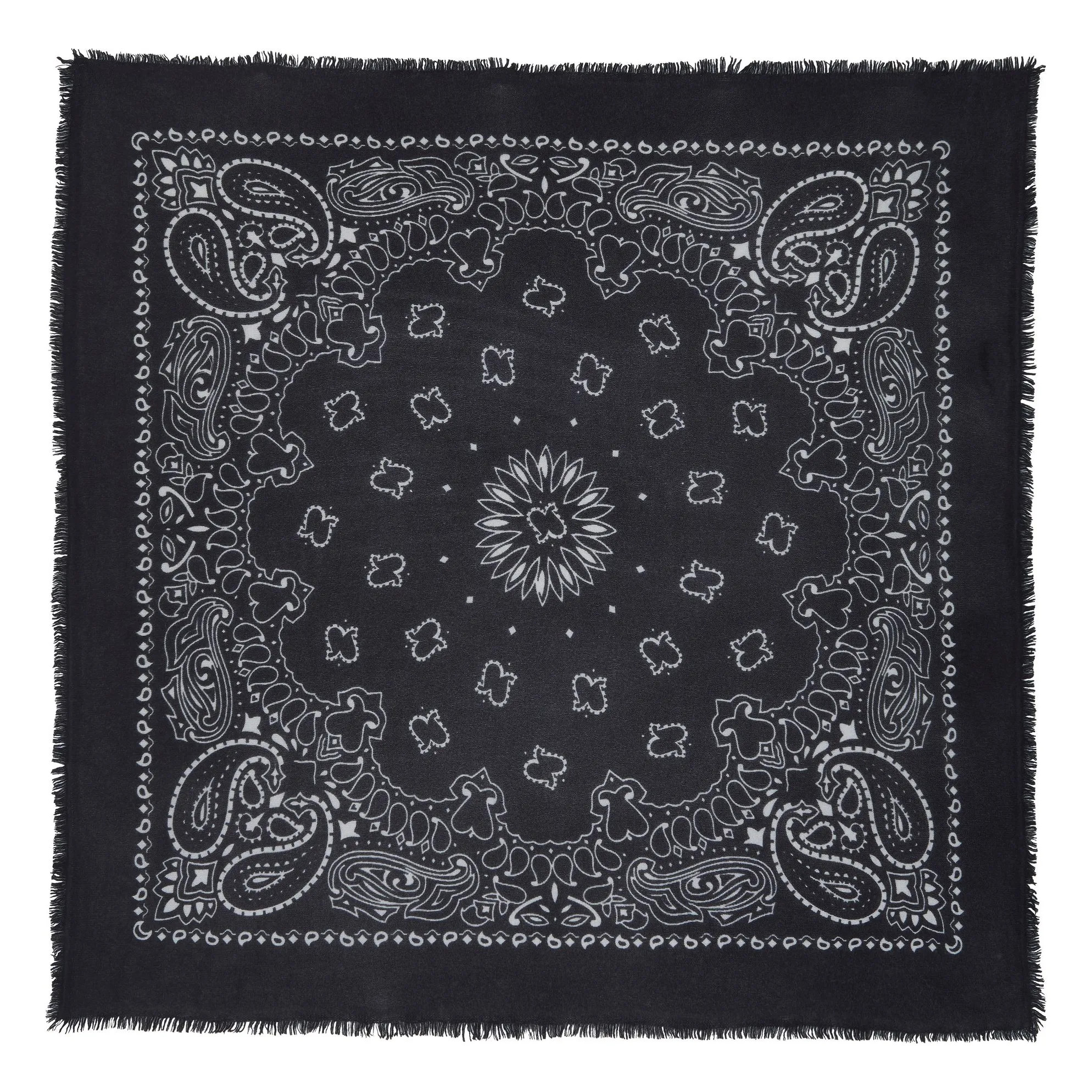 Hachiko Cashmere Bandana | Black | Smallable