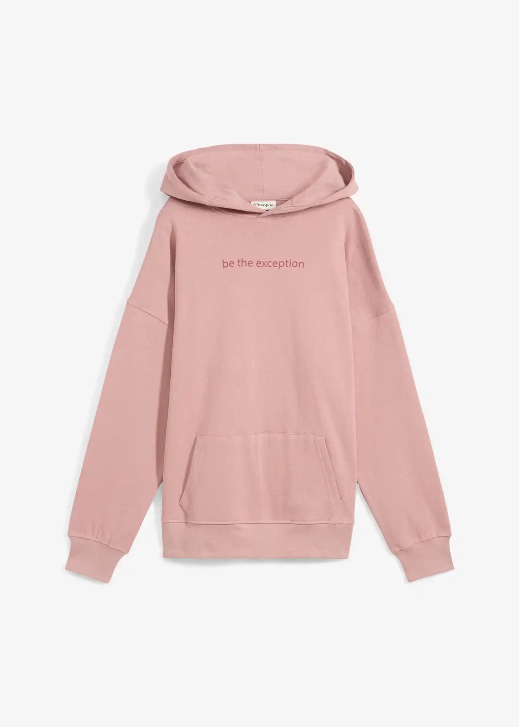 Lässiges Kapuzensweatshirt im Washed Look - rosa | bonprix | Bonprix DE