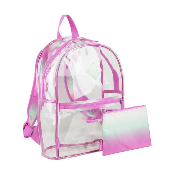 Eastsport Unisex Childrens Clear Backpack with Pencil Case 2-Piece Set Ombre - Walmart.com | Walmart (US)