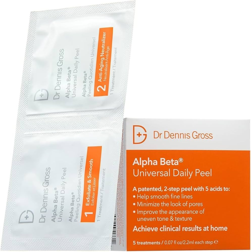 Dr Dennis Gross Alpha Beta Universal Exfoliating Daily Peel - 5 Pack | Amazon (US)
