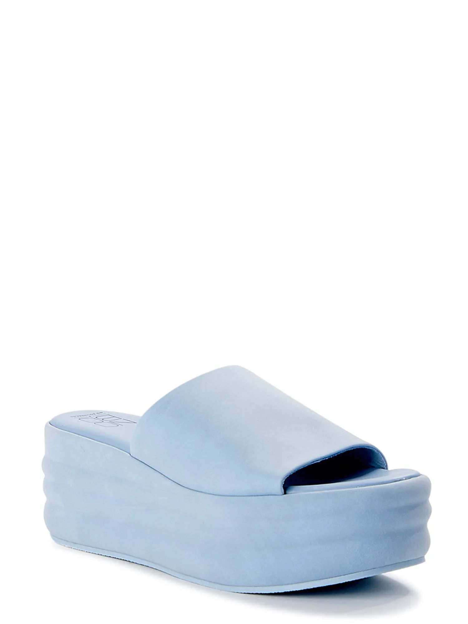 No Boundaries Women's Flatform Wedge Sandals | Walmart (US)