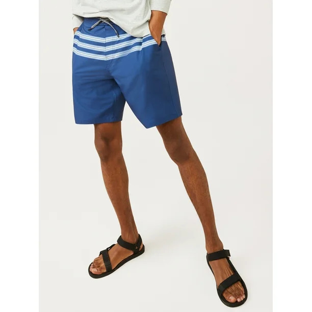 Free Assembly Men's Classic Board Shorts - Walmart.com | Walmart (US)