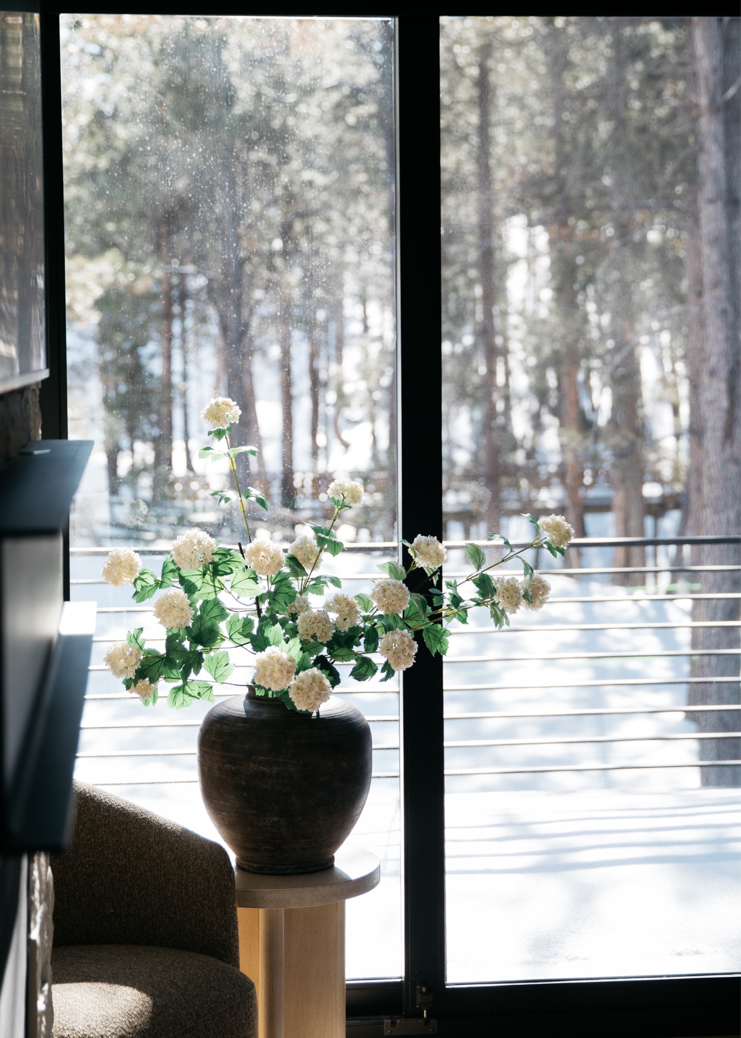 All of these accent pieces in the corner are from Pottery Barn. They have an amazing selection of high quality faux stems. This vase is absolutely stunning.

#LTKHome #LTKStyleTip #LTKSeasonal