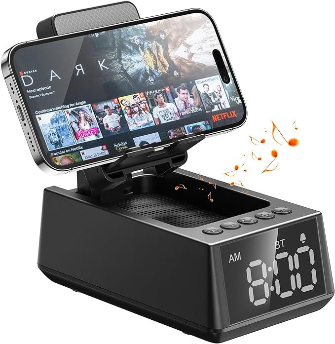 Gifts for Him, Her, Cell Phone Stand Bluetooth Speakers, Cool Tech Kitchen Gadgets Adjustable Pho... | Amazon (US)